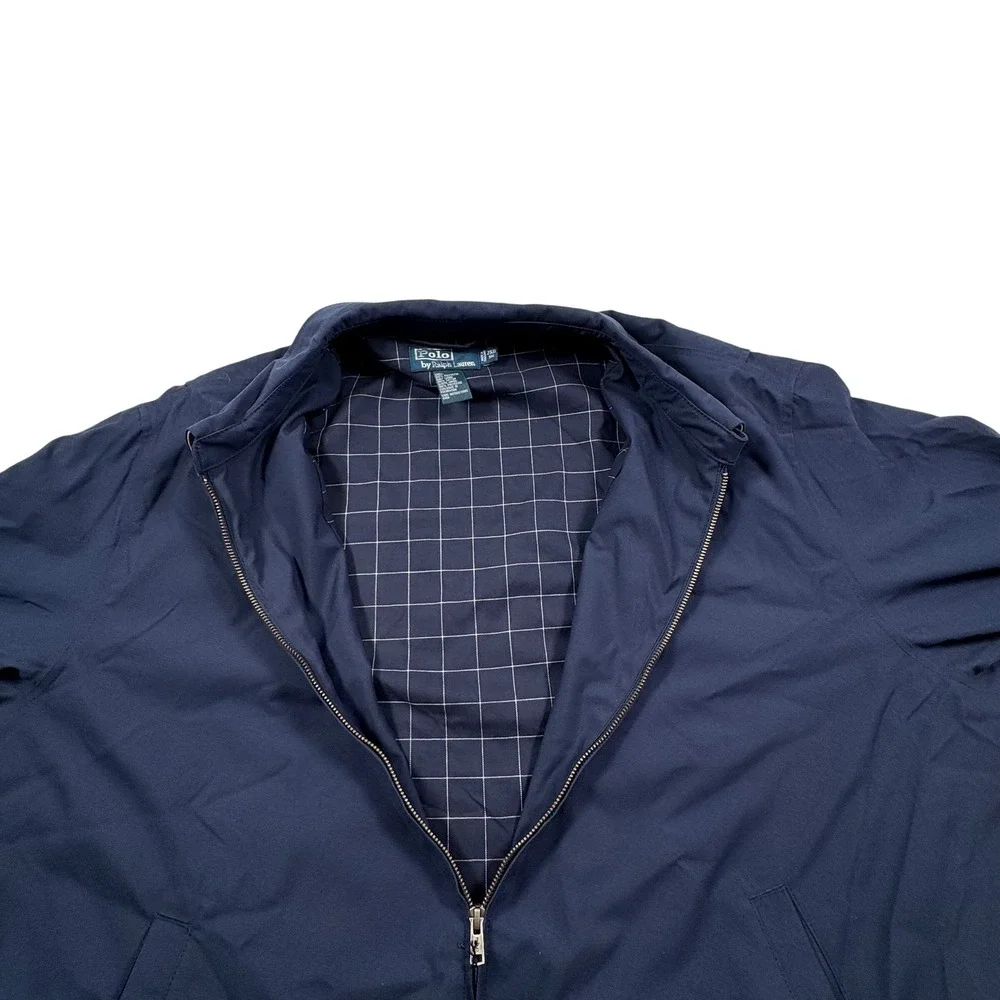 Polo Ralph Lauren Mens Bi-Swing Windbreaker Jacket Navy Blue 2XB Big & Tall NWT